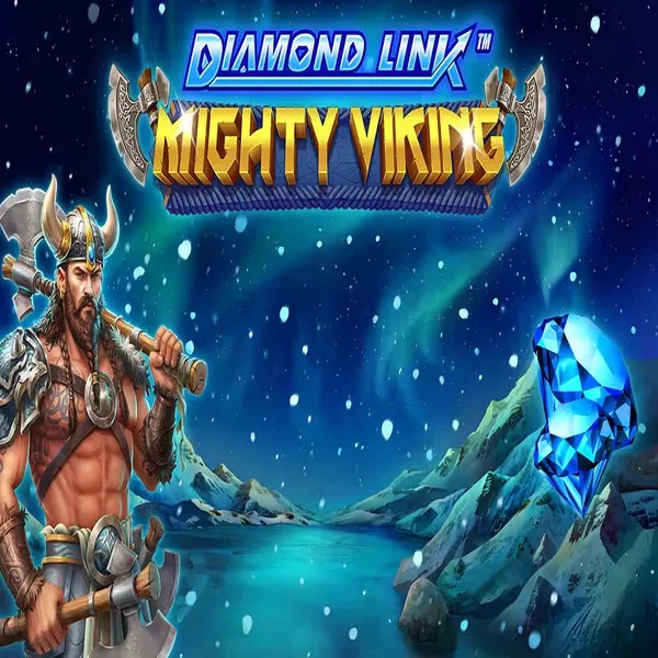 Diamond Link Mighty Viking logo by Greentube at Gigaspinz Casino