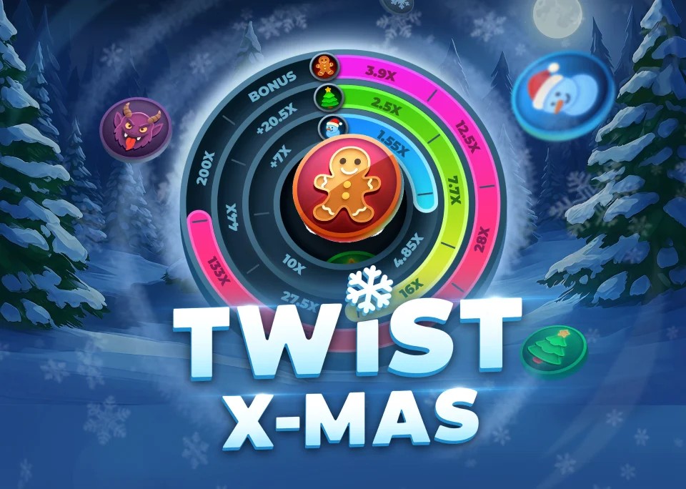 Twist X-mas logo by InOut Gigaspinz Casino